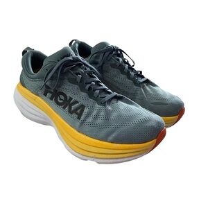 HOKA Bondi 8 Men’s Running Shoes Size 11.5 2E Wide GBMS 1127953 Max Cushion